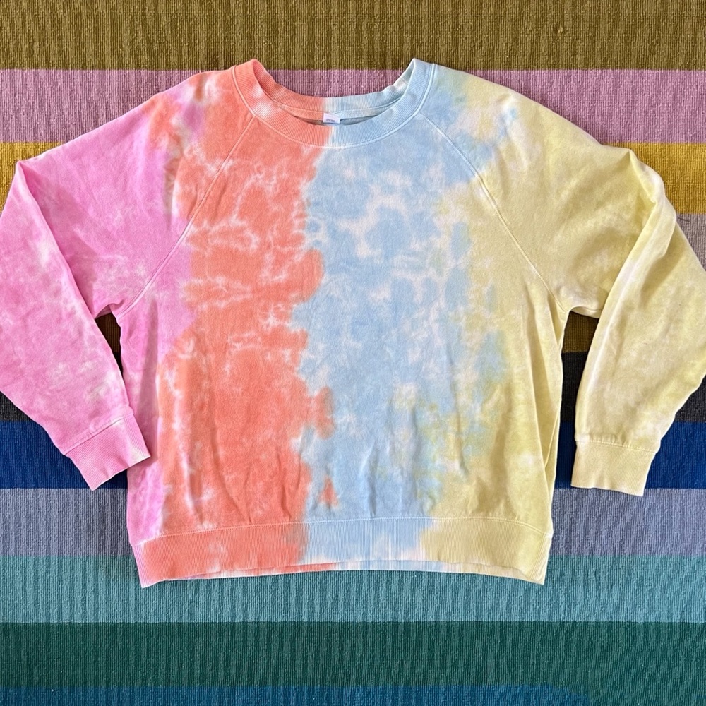 Old Navy Tie Dye Terry Sweatshirt • Size Large